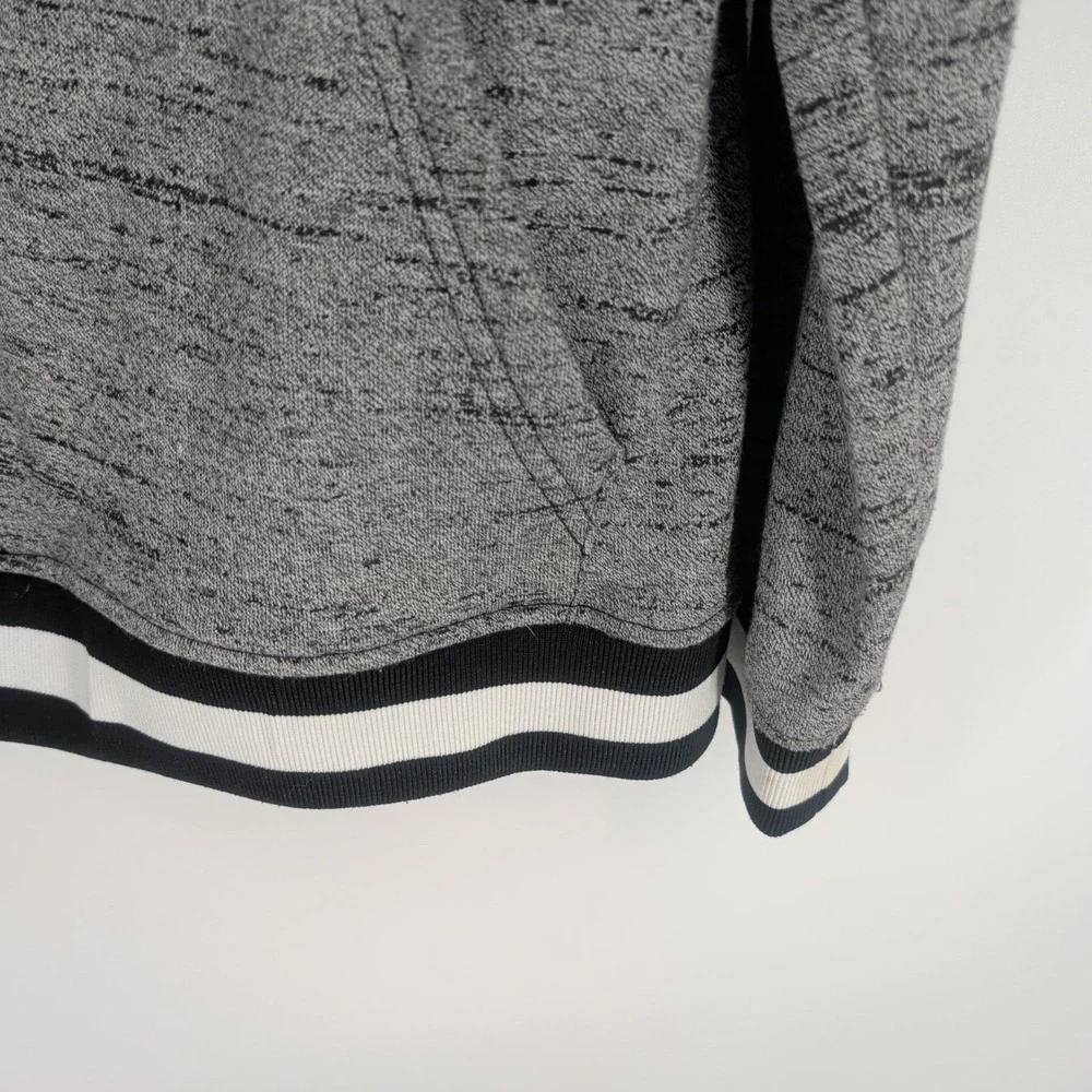 Company Eighty One Kangaroo Pocket Modern‎ Pullover Hoodie Heather Gray Size L